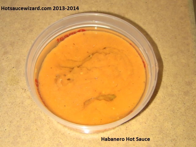 Habanero hot sauce